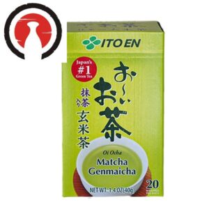 Trà xanh gạo rang túi lọc Oicha Matcha Genmaicha Nhật Bản