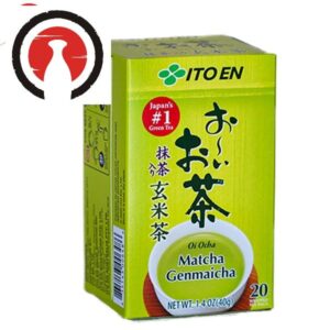 Trà xanh gạo rang túi lọc Oicha Matcha Genmaicha Nhật Bản