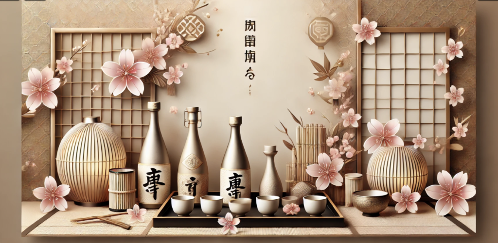 banner rượu sake